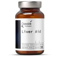 Натуральная добавка OstroVit Pharma Liver Aid 90 капсул (5903246226249)